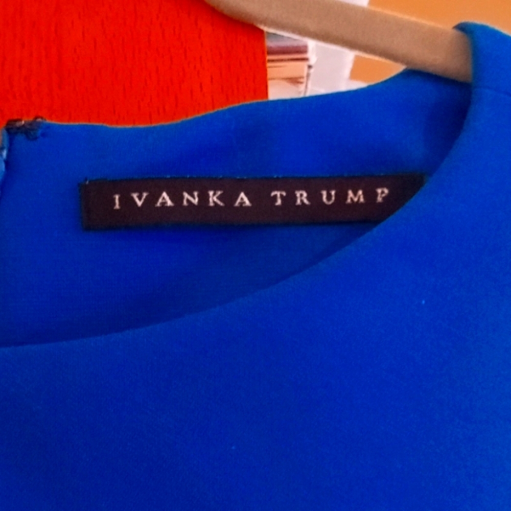 Blue dress by Ivanka Trump